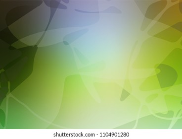 Vector doodle blurred texture. Colorful abstract illustration with lines drawn by child in Asian style. The template can be used as a background for cell phones.