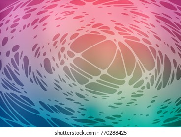 Vector doodle blurred texture. Colorful abstract illustration with lines drawn by child in Asian style. Hand painted design for web, leaflet, textile.
