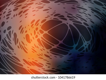 Vector doodle blurred texture. Doodles created by child on blurred abstract background with gradient. Hand painted design for web, wrapping, wallpaper.