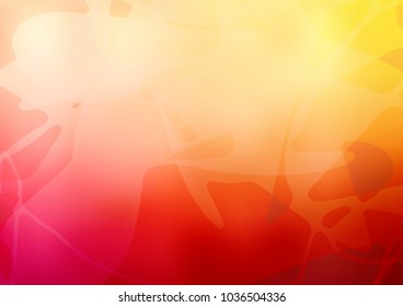 Vector doodle blurred texture. Doodle illustration made by child in Origami style with gradient. Brand-new style for your business design.