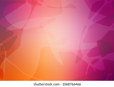Vector doodle blurred texture. Doodle illustration made by child in Origami style with gradient. Brand-new design for your business.