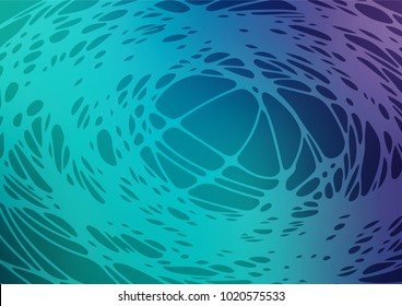 Vector doodle bright background. Doodle illustration made by child in Origami style with gradient. The elegant pattern can be used as a part of a brand book.