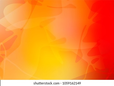 Vector doodle bright background. Doodle illustration made by child in Origami style with gradient. A completely new design for your business.