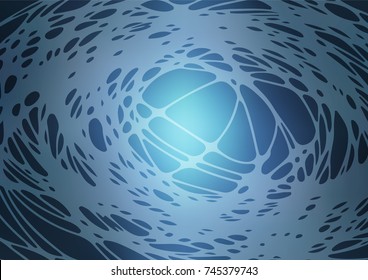 Vector doodle bright background. Doodle illustration made by child in Origami style with gradient. Hand painted design for web, wrapping, wallpaper.