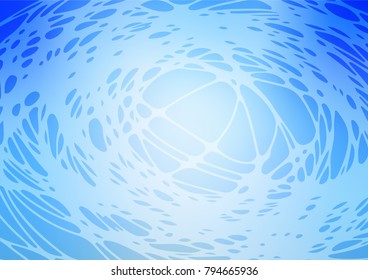 Vector doodle bright background. Doodle illustration made by child in Origami style with gradient. The template can be used as a background for cell phones.