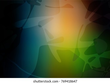 Vector doodle bright background. Sketchy doodles drawn by child on blurred background. Hand painted design for web, leaflet, textile.