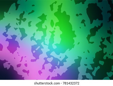 Vector doodle bright layout. Childish elegant natural pattern with gradient. The best blurred design for your business.