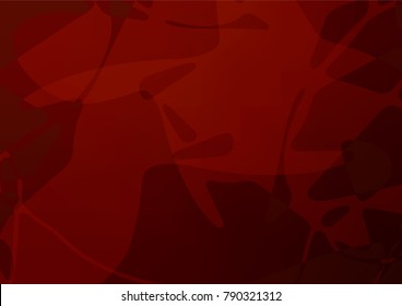 Vector doodle bright layout. Childish elegant natural pattern with gradient. A new texture for your design.