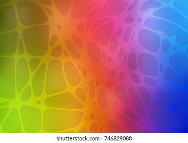 Vector doodle bright layout. Decorative shining childish illustration with doodles on abstract template. The template can be used as a background for cell phones.