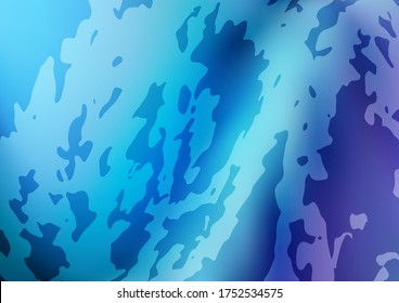 Vector Doodle Bright Template. Blurred Decorative Design In Indian Style With Lines Drown By Child. The Elegant Pattern Can Be Used As A Part Of A Brand Book.