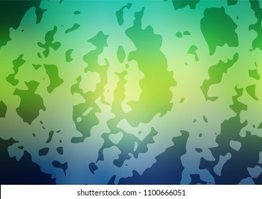 Vector doodle bright template. Brand-new colored illustration in blurry style with doodles drawn by child. The template can be used as a background for cell phones.