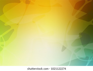 Vector doodle bright template. Childish elegant natural pattern with gradient. Hand painted design for web, leaflet, textile.