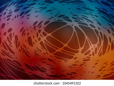 Vector doodle bright template. Childish elegant natural pattern with gradient. Brand-new design for your business.
