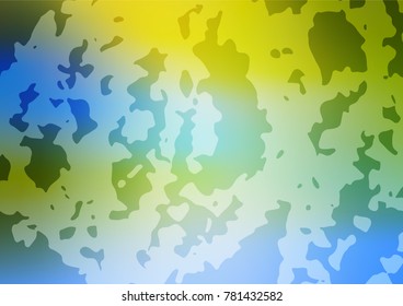 Vector doodle bright template. Creative illustration in blurred style with doodles made by child. The best blurred design for your business.