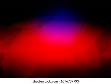 Vector doodle bright template. Doodles created by child on blurred abstract background with gradient. A completely new design for your business.