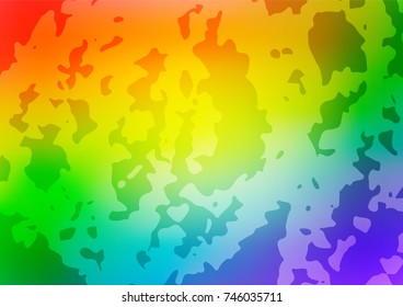 Vector doodle bright template. Doodles created by child on blurred abstract background with gradient. The elegant pattern can be used as a part of a brand book.