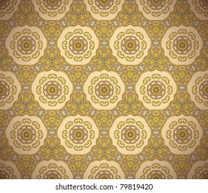 vector doodle cute decorative sepia background