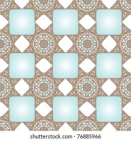 vector doodle cute decorative tartan background