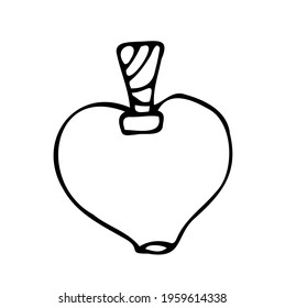 Vector doodle drink decanter of beer, for kitchen, café, bar, restaurant, cups of tea, coffee, decanter for water, lemonade, juice, glasses for wine, champagne, brandy, cocktail, martini