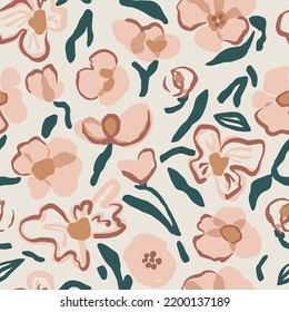 Ilustración de la flor del doodle vector