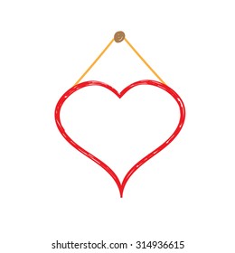 Vector doodle frame for text or photo.