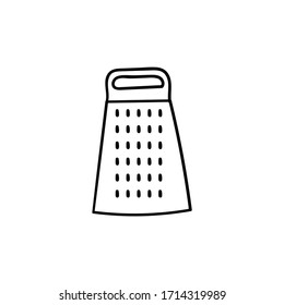 Vector doodle grater. Cooking, kitchen utensils, home elements. hand illustration isolated on white background.