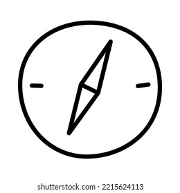 Vector doodle hand drawn illustration of a compass