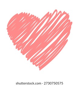 Vector doodle croquis de corazón. Una colección diversa de iconos de corazón dibujados a mano para el Día de San Valentín. Conceptos para el amor, citas, romance y más. Elemento para su diseño.