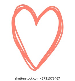 Vector doodle croquis de corazón. Una colección diversa de iconos de corazón dibujados a mano para el Día de San Valentín. Conceptos para el amor, citas, romance y más. Elemento para su diseño.