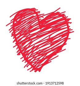 Vector doodle hearts hand drawn, love collection for wedding