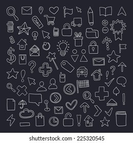 Vector Doodle Icons Set