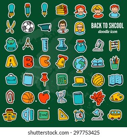 Vector Doodle Icons Universal Set