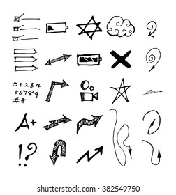 Vector Doodle Icons. Universal Set.