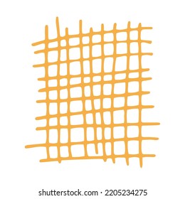 Vector doodle illustration of chaotic lines. For social media design, highlights, collages, backgrounds. Trendy scandi uniform