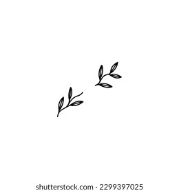 ilustración vectorial de doodle de hoja cortada