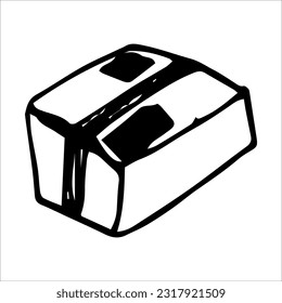 Paquete de ilustración del doodle vector sobre fondo blanco