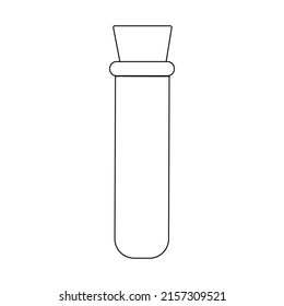 Vector doodle illustration of potion bottle
