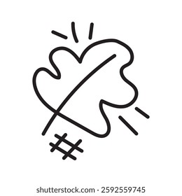 Vector Doodle Illustrations in various abstract shapes