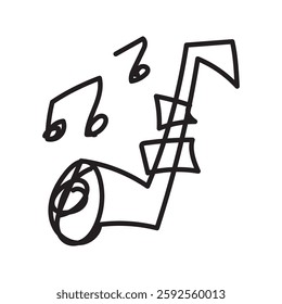 Vector Doodle Illustrations in various abstract shapes