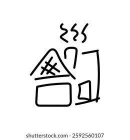 Vector Doodle Illustrations in various abstract shapes