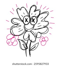 Vector Doodle Illustrations in various abstract shapes	
