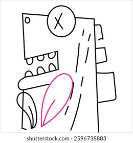 Vector Doodle Illustrations in various abstract shapes