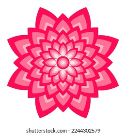 Vector doodle mandala. Coloring mandala. floral mandala for Henna, Mehndi, tattoo, and decoration. vector illustration.