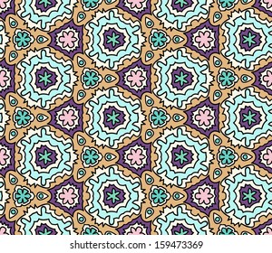vector doodle seamless background