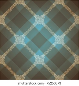 vector doodle seamless cute tartan texture