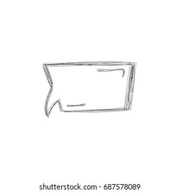 Vector Doodle Speech Bubble  