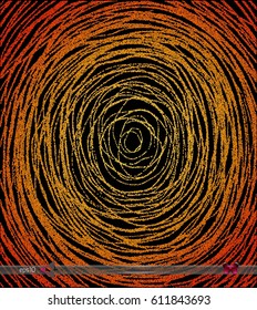 Vector doodle spiral. Abstract background. Decorative pattern