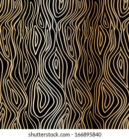 Vector doodle wooden texture seamless pattern.