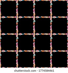 Vector. Doodles pattern style. Border design is pattern in doodles art style. Seamless pattern. Decorative vintage frames and borders.