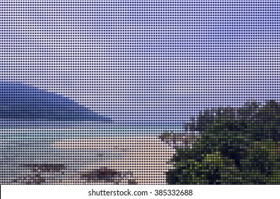 vector dot , beautiful tropical beach at Koh Lipe island , Thailand